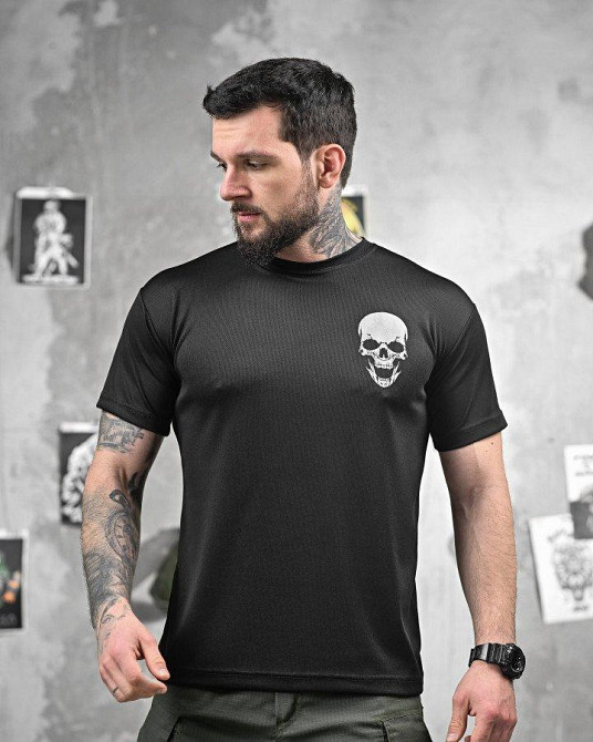 Тактична вологовідвідна футболка NECRON дівчина чорна ДЛ6380 Одеса - фото 2