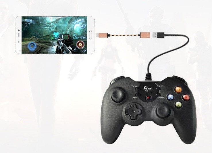 Перехідник USB 3.1 Type-C  -->USB AF (OTG) кабель 0.2м, обплетення, OEM Вінниця - фото 3