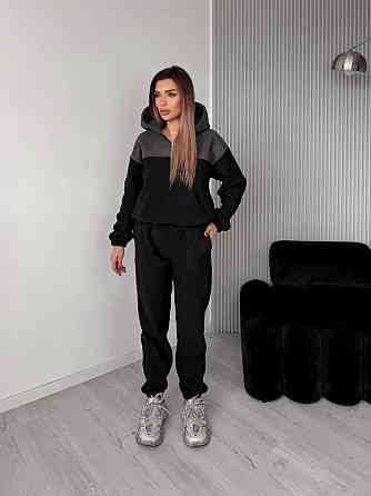 Женский теплый костюм двухцветный Одесса