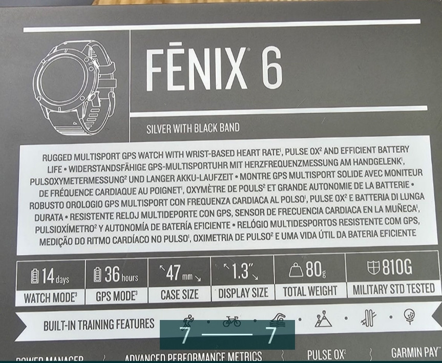 Смарт -Часы Garmin Fenix 6 Киев - изображение 1