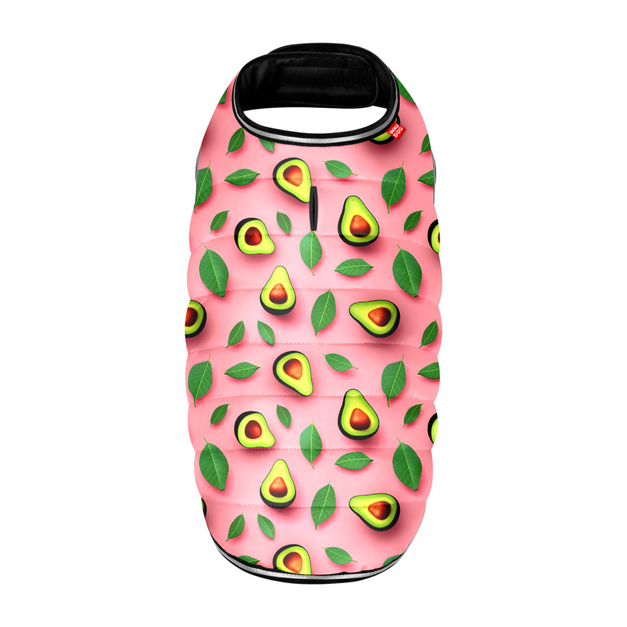 Курточка-накидка для собак WAUDOG Clothes, малюнок "Авокадо на рожевом", M, А 37 см, B 52-62 см Коломыя - изображение 3