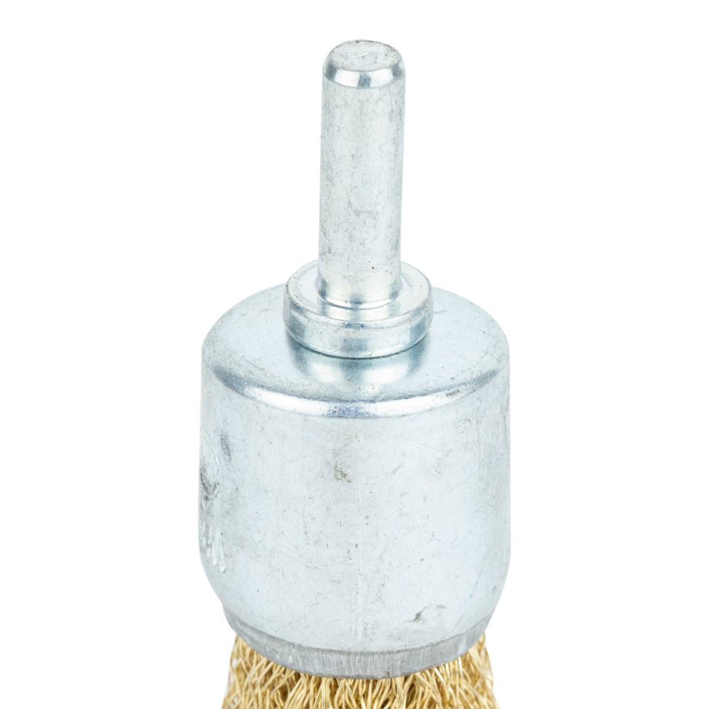 Набір дротяних щіток 3шт Ø25; 50; 50мм хвостовик Ø6мм (латунований) GRAD (9029015) Рівне - фото 4