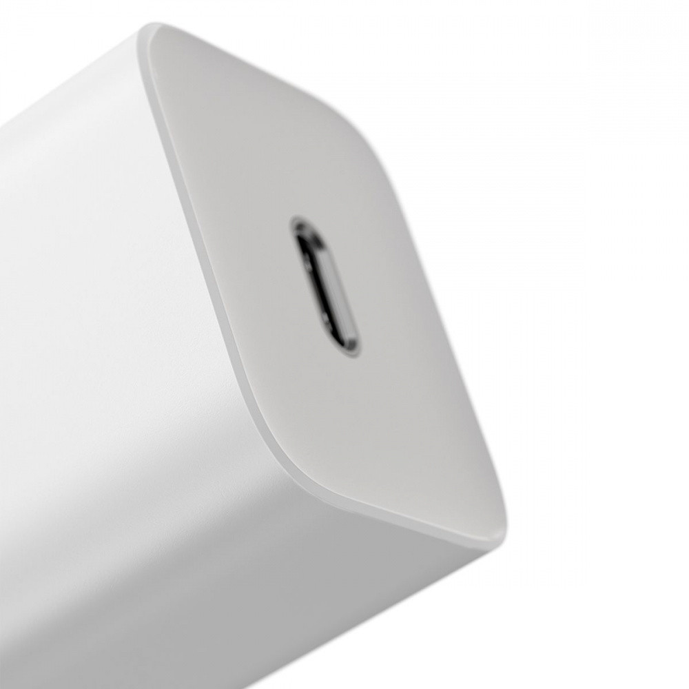 Сетевое зарядное устройство Baseus Super Silicone PD Charger 20W Cable Type-C to Lightning белый Львов - изображение 8