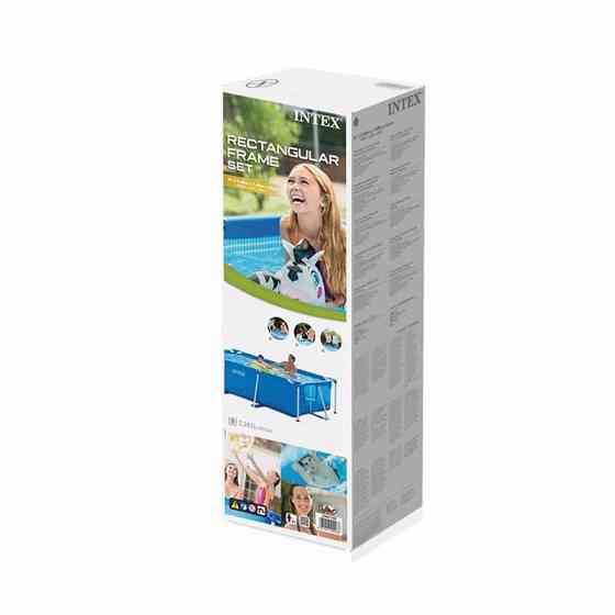 Бассейн каркасный 28271 бассейн, каркасный, прямоугольный, 260-160-65 см Винница