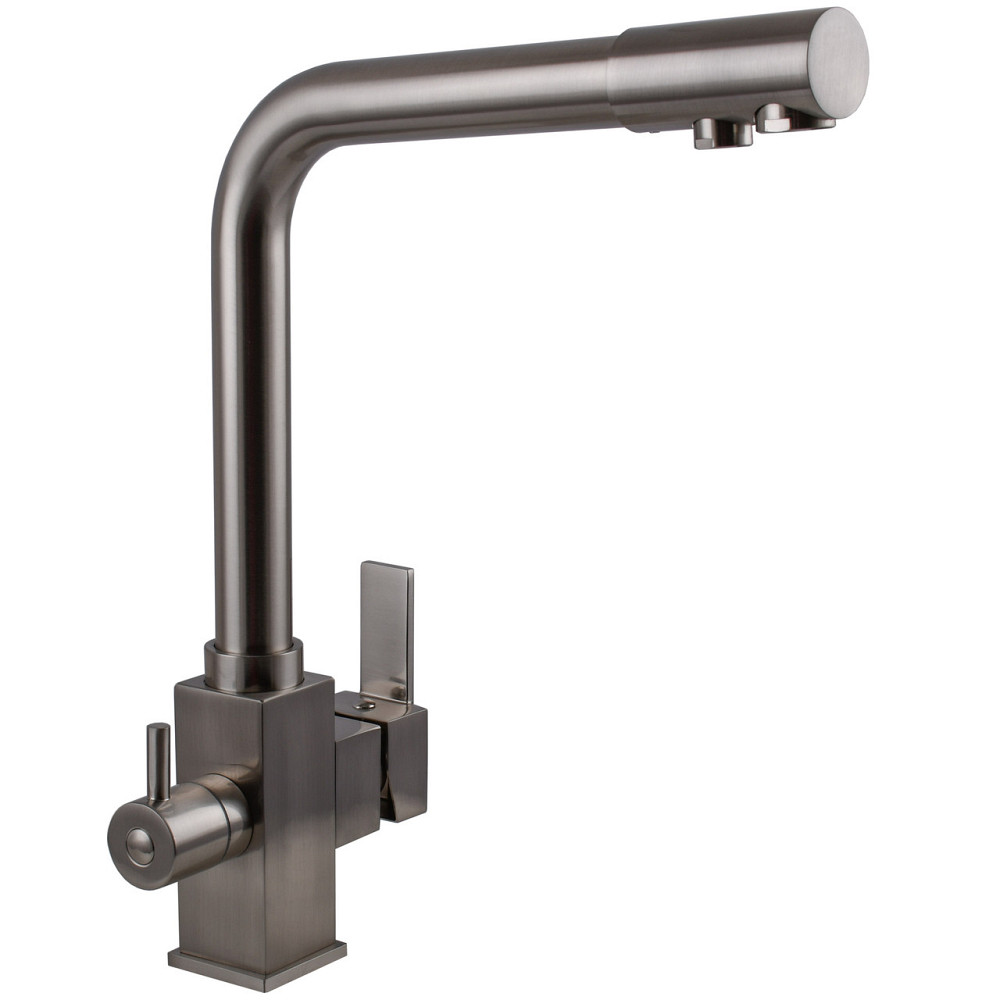 Смеситель для кухни под осмос Globus Lux LAZER GLLR-0100-8-STSTEEL (000014965) Киев - изображение 1