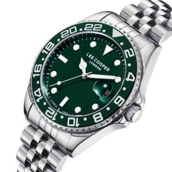 Годинник чоловічий наручний водонепроникний Lee Cooper Daytona (Зелений) Вінниця