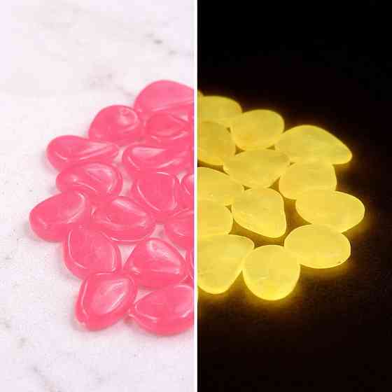 Люминесцентные камни светящиеся в темноте для декора и аквариума Киев