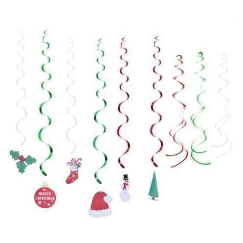 Новогодняя гирлянда Шапка 13 на 15 см разноцветный Киев