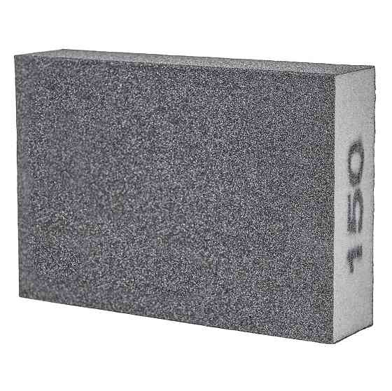 Губка шлифовальная четырехсторонняя 100×70×25мм P150 SIGMA (9130681) Ровно