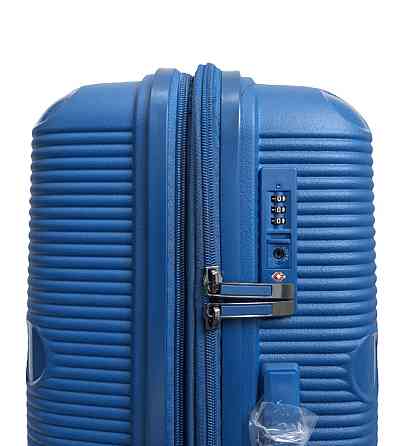 Валіза пластикова AIRTEX 246 велика синя Київ
