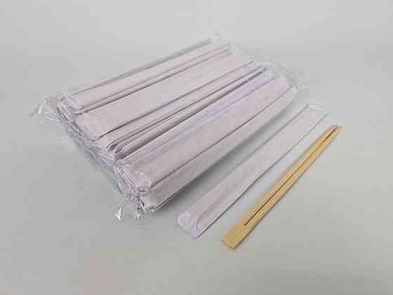 Палочки для суши бамбуковые темные в крафт бумажной инд. упаковке 230 мм d=4,2 мм 100 шт/уп (30 уп/ящ) БЕЛАЯ Харьков