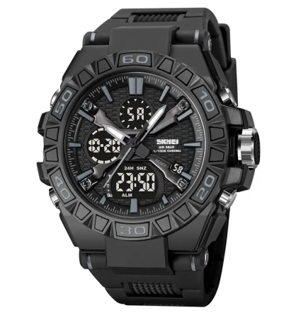 Часы мужские наручные спортивные Skmei 2220 (Черный) Киев