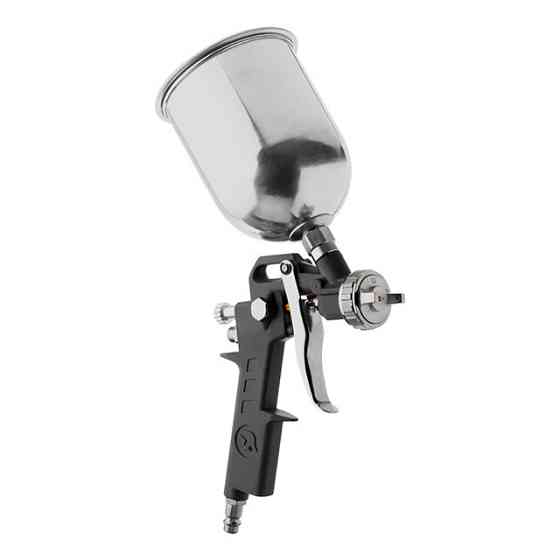 Фарбопульт пневматичний HP, форсунка: 1,5 мм, верхній металевий бачок: 600 мл, 5 бар INTERTOOL PT-0205 Київ