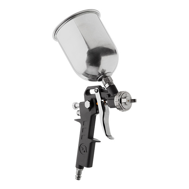 Фарбопульт пневматичний HP, форсунка: 1,5 мм, верхній металевий бачок: 600 мл, 5 бар INTERTOOL PT-0205 Київ - фото 6