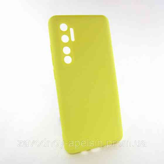 Xiaomi Mi Note 10 lite Силіконовий чохол (жовтий) Одеса
