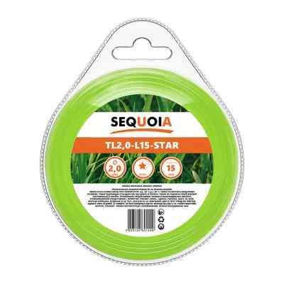 Жилка косильная SEQUOIA 2.0 мм * 15 мм, звезда (TL2.0-L15-Star) Винница