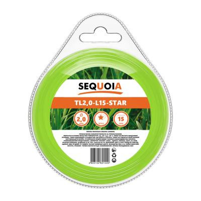 Жилка косильна SEQUOIA 2.0 мм * 15 мм, зірка (TL2.0-L15-Star) Вінниця - фото 1