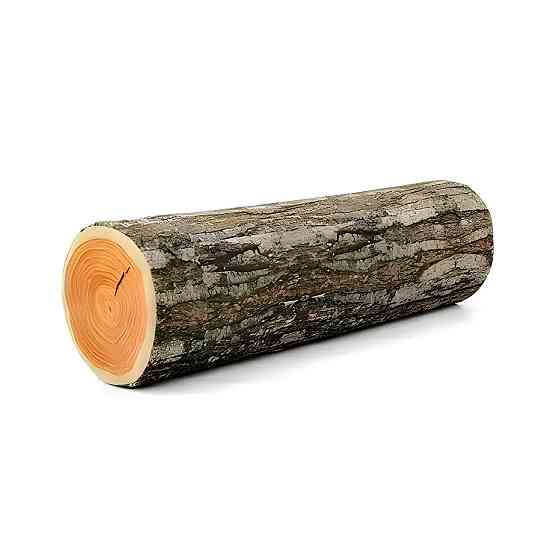 Подушка у вигляді поліна RESTEQ. М'яка подушка колода 43см, декоративне поліно Київ