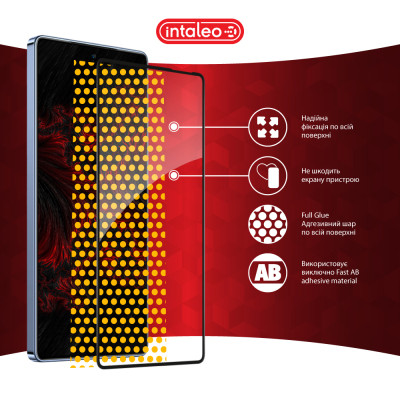 Стекло защитное Intaleo Full Glue Infinix Note 40 4G Black (1283126594915) Винница - изображение 7