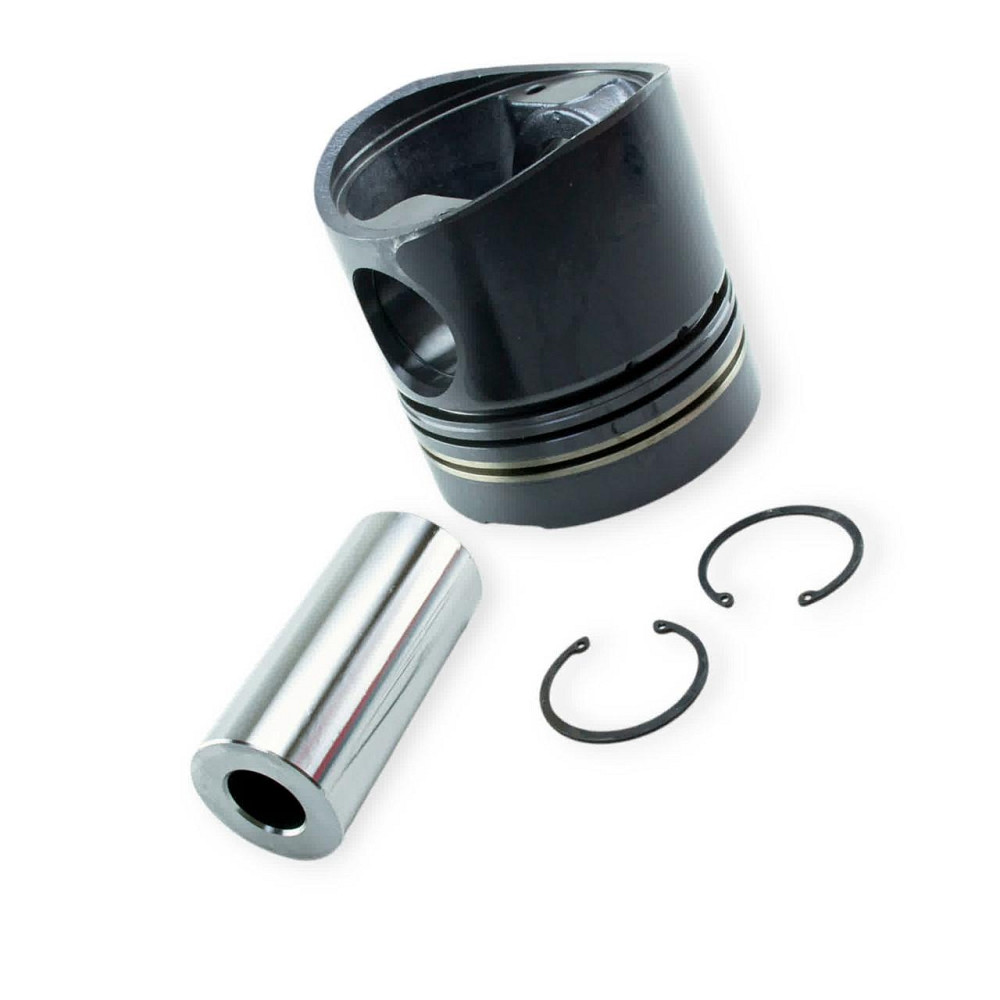 Поршня (рассекатель) покрытие alpofor с пальцем и стопорные кольца камаз Мукачево - изображение 1