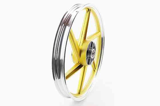 Диск задній литий 1,6-17" ALPHA/ACTIVE "промені", жовтий Київ