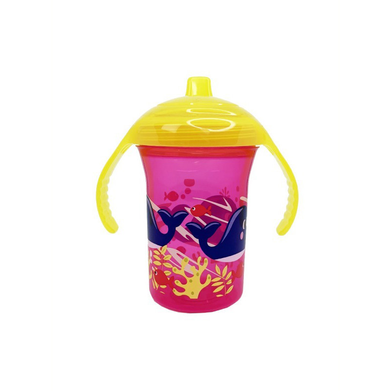 Пляшечка пластикова з ручками "Кит" MGZ-0323(Pink) 250 мл Вінниця - фото 2