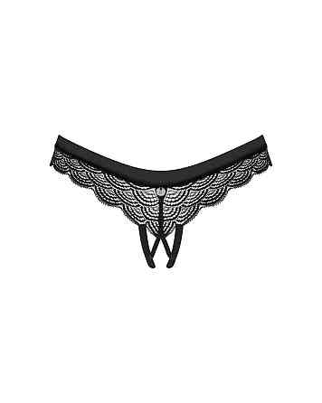 Трусики с доступом Obsessive Chemeris crotchless panties XL/2XL Sex Aura Киев