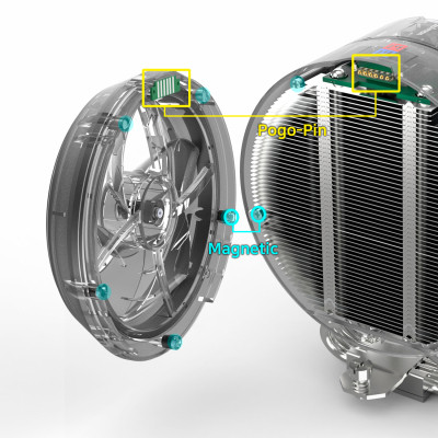 Кулер для процессора Zalman ZET5WHITE Винница - изображение 3