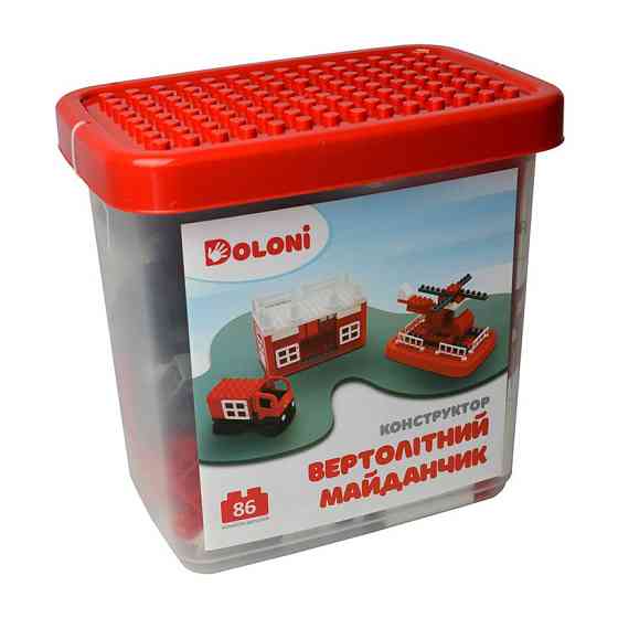 Конструктор "Вертолітний Майданчик" 013888/31 в пластиковому боксі 86 деталей Вінниця