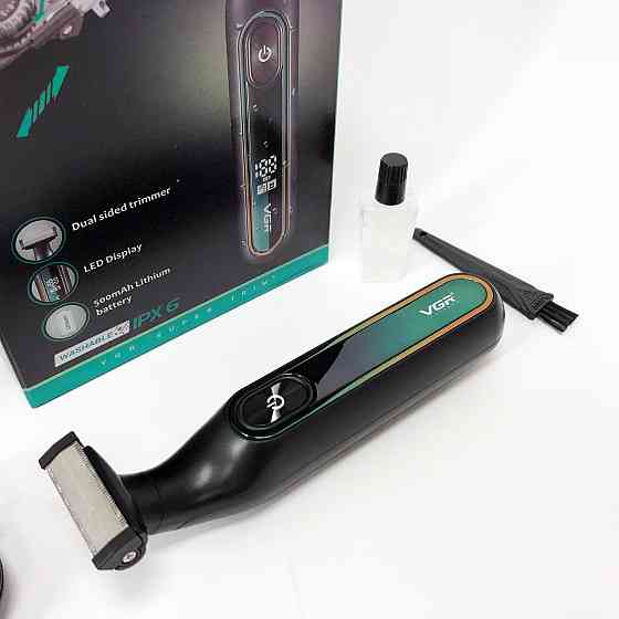 Профессиональная бритва для мужчин VGR V-360, Беспроводная электрическая бритва для бритья KR-58 Львов