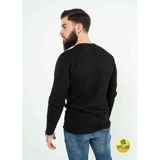 Чоловічий лонгслів зі 100% бавовни, інтерлок | Наталюкс 94-1342 S Київ