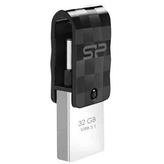 Flash SiliconPower USB 3.1 Mobile Type-C/USB C31 32Gb Black Киев