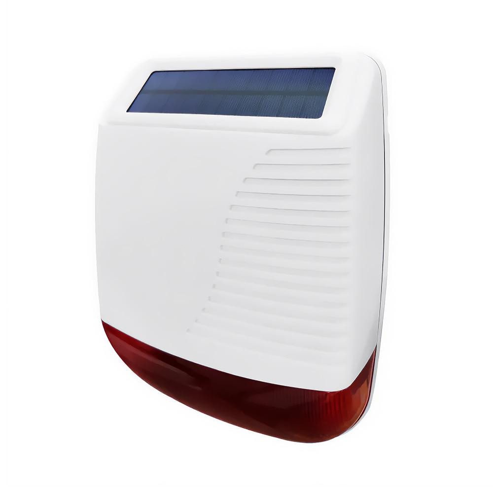 Бездротова зовнішня сирена з сонячною панеллю Trinix TRX-OSS01/W (28-00031) Киев - изображение 1