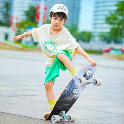 Скейтборд детский Yvolution Fishtail Cruiser 76 см, синий (YS48B2) Винница - изображение 4