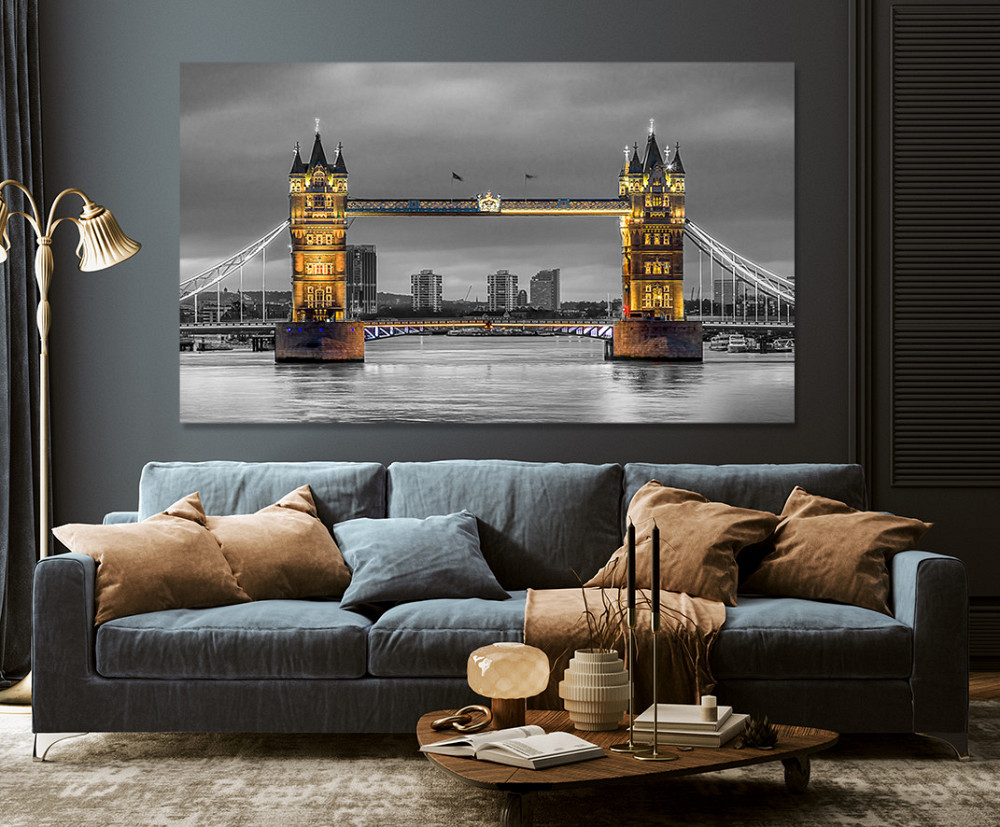 Картина холст у вітальню / спальню   Велика Британія     MLP_80 ( 60х30см ) 60x100 см Київ - фото 3