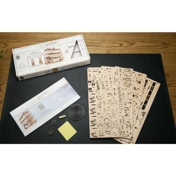 Дерев'яний механічний 3D конструктор Ugears Лицарський автобус (70172) Харків - фото 14