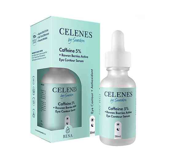 Сыворотка от отеков с кофеином 5% для зоны вокруг глаз Celenes 30 мл Киев