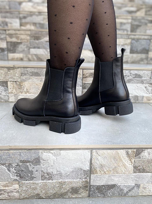 Черевики жіночі GREMMY чорні натуральна шкіра висота 13 см розмір 35-40 (604) Коломыя - изображение 2