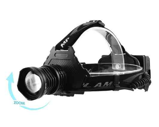Налобний ліхтар T70-HP90 + ЗУ microUSB + 3x18650 Вінниця