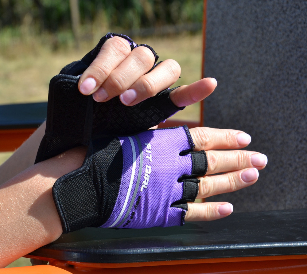Рукавички для фітнесу Power System PS-2920 Fit Girl Evo Purple S Луцк - изображение 10