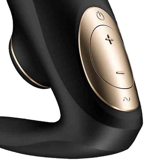 Черный парный стимулятор Air Pulse и вибрации Satisfyer Pro 4 Couples, 12 см Sex Aura Киев