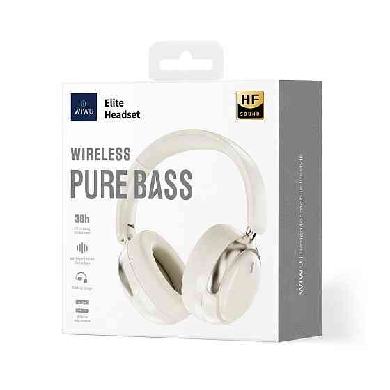 Бездротові накладні навушники WIWU Elite Wireless Headset (with ANC) TD-10 Black Одеса