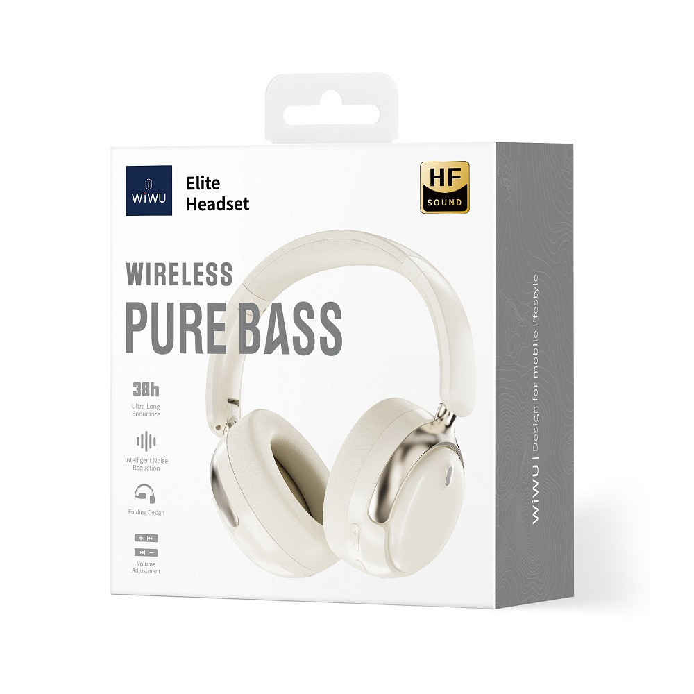 Бездротові накладні навушники WIWU Elite Wireless Headset (with ANC) TD-10 Black Одеса - фото 2