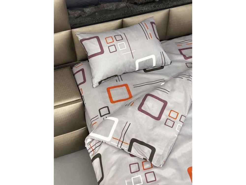 Комплект постільної білизни 1,5-х сп 145*210 Square 1нав. 50х70 полікотон ТМ ARCLOUD Київ - фото 1