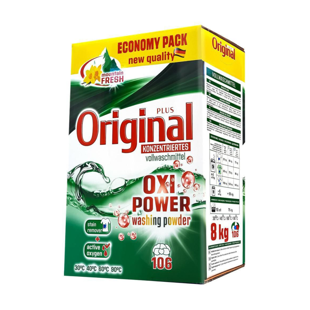Універсальний пральний порошок Original Oxi Power Washing Powder 106 циклів прання Львів - фото 1