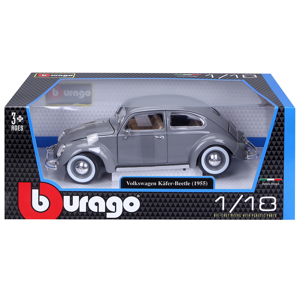 Автомодель - Volkswagen Käfer Beetle (1955) (сірий, 1:18) Дніпро - фото 10