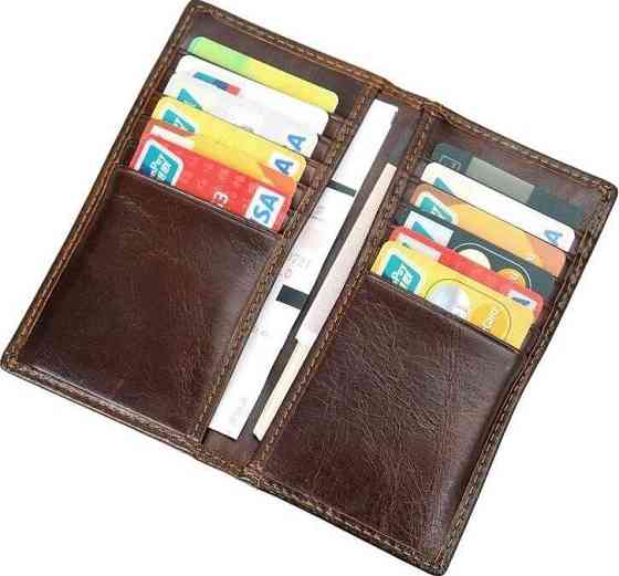 Кредитница Vintage 14512 шкіряна Коричнева Київ