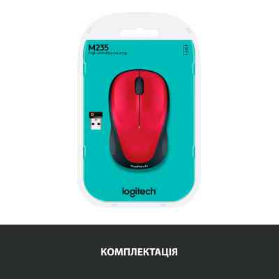 Мишка Logitech M235 Red (910-002496) Вінниця