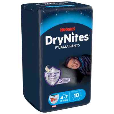 Підгузки Huggies DryNites для хлопчиків 4-7 років 10 шт (5029053527574) Вінниця