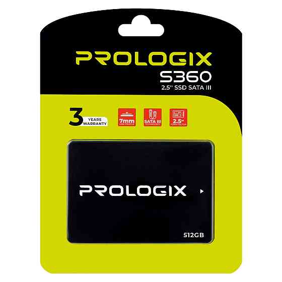 Накопичувач SSD 512 GB Prologix S360 2.5" SATAIII TLC (PRO512GS360) 2.5" Харків